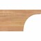 Ekena Millwork Huntington Smooth Rafter Tail, Western Red Cedar, 3 1/2"W x 10"H x 18"L RFT04X10X18HUN00SWR - alternate 2